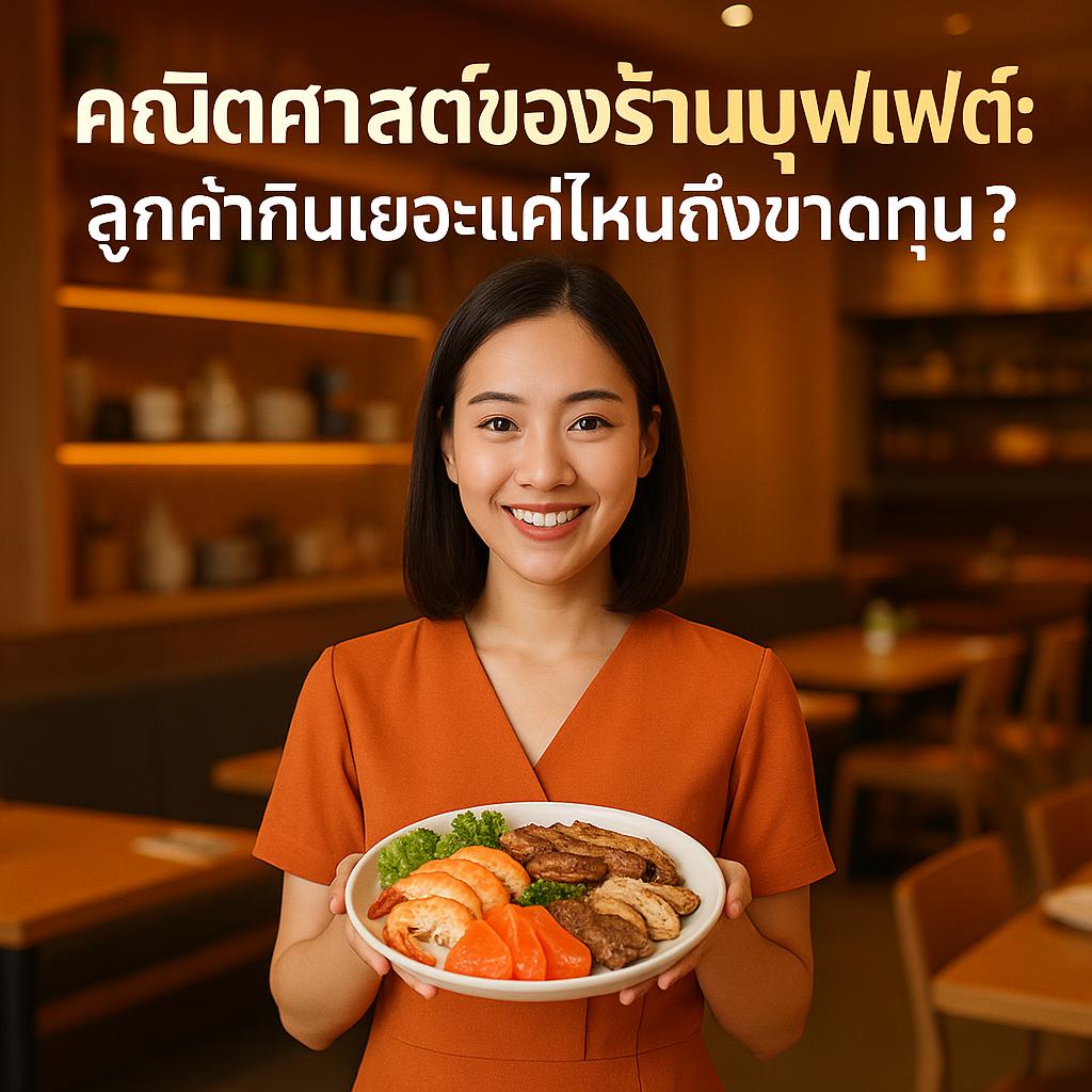 คณิตศาสตร์ของร้านบุฟเฟต์: ลูกค้ากินเยอะแค่ไหนถึงขาดทุน? พร้อมโซลูชันจาก FoxyOrders