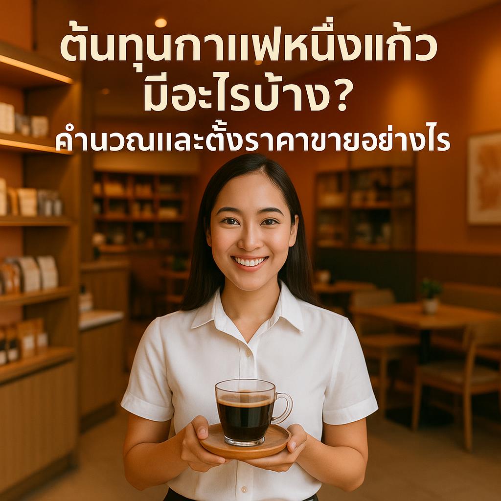 ต้นทุนกาแฟหนึ่งแก้วมีอะไรบ้าง? คำนวณและตั้งราคาขายอย่างไรในยุคดิจิทัลด้วยระบบ POS และ QR Code จาก FoxyOrders