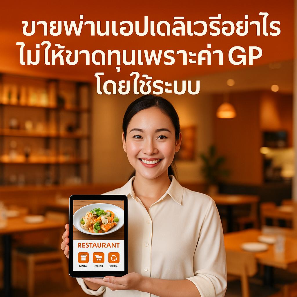 ขายผ่านแอปเดลิเวอรี่อย่างไรไม่ให้ขาดทุนเพราะค่า GP โดยใช้ระบบสั่งอาหารออนไลน์จาก FoxyOrders