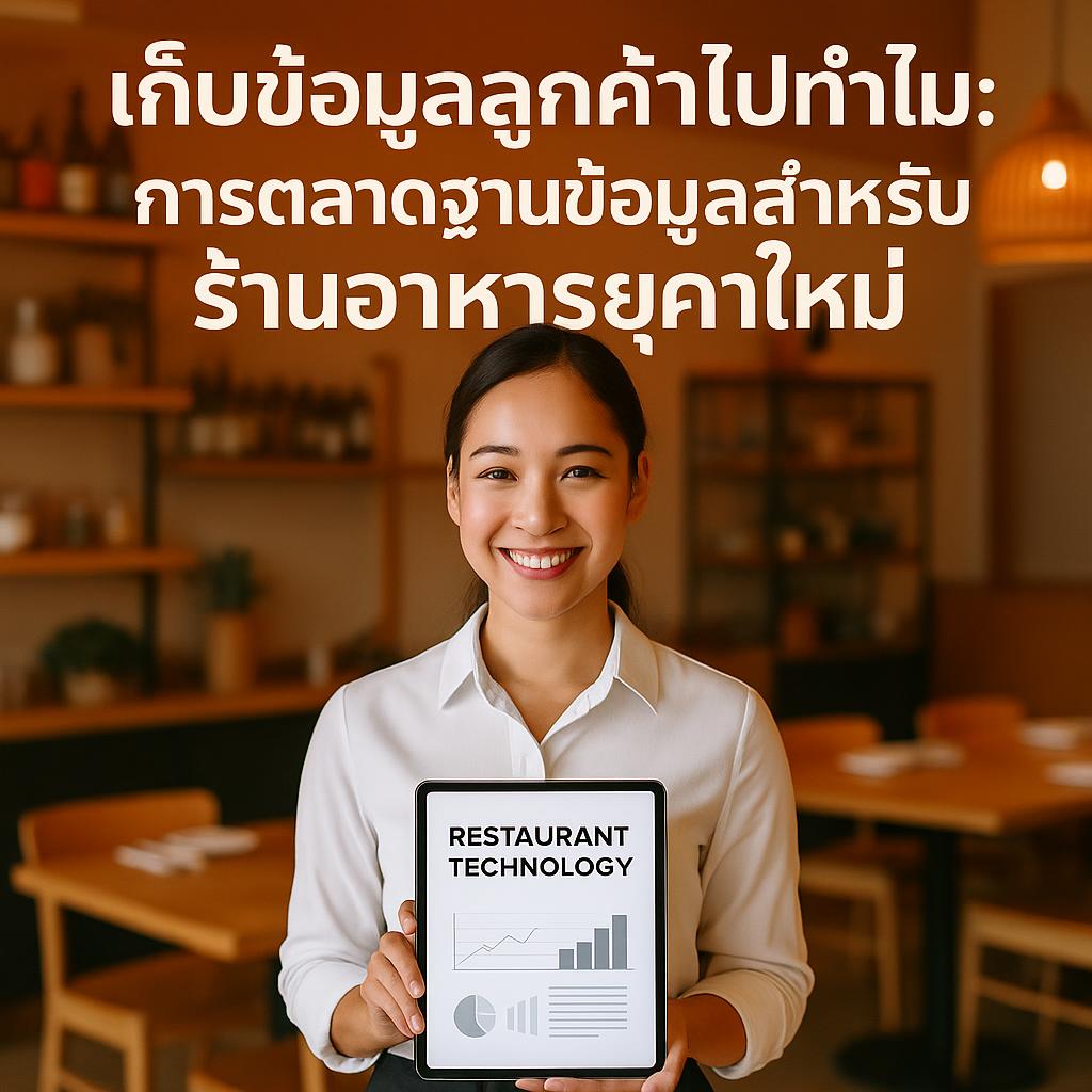 เก็บข้อมูลลูกค้าไปทำไม: การตลาดฐานข้อมูลสำหรับร้านอาหารยุคใหม่