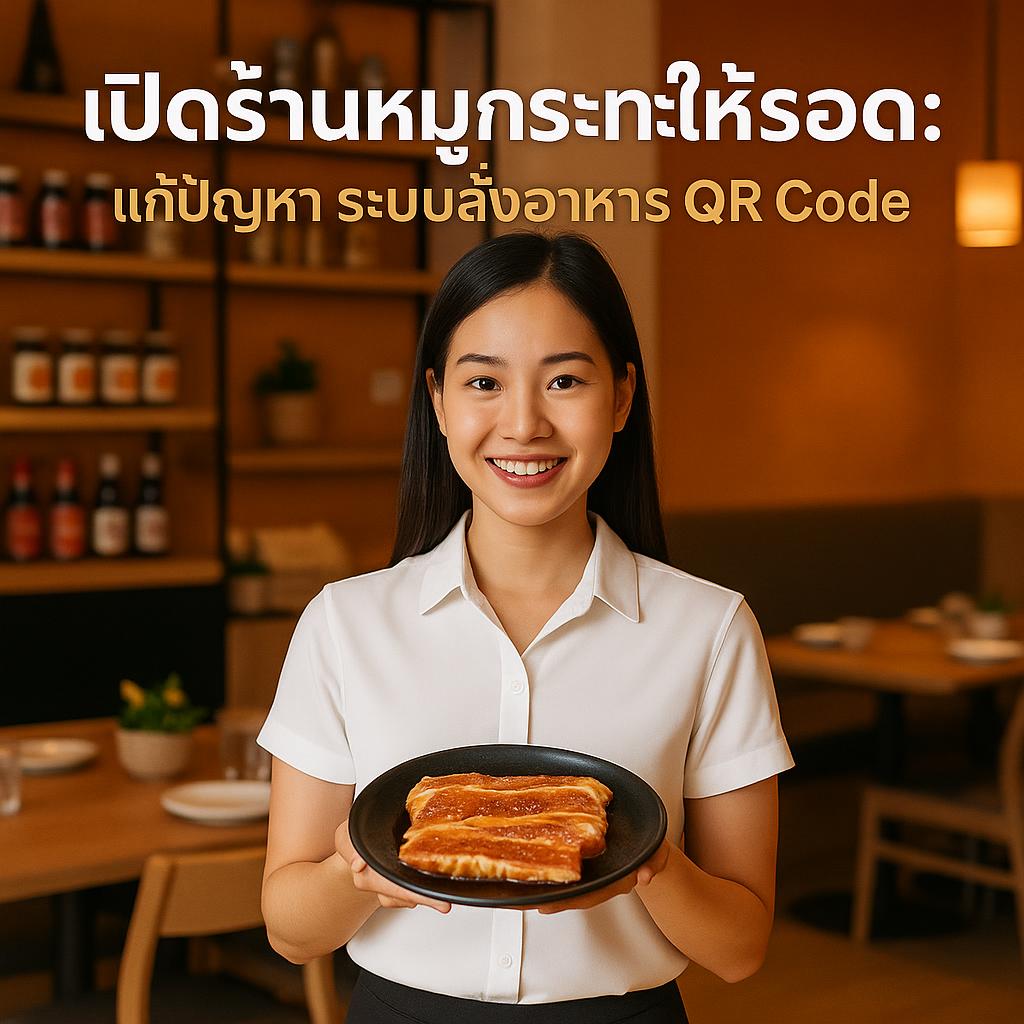 เปิดร้านหมูกระทะให้รอด: แก้ปัญหา ระบบสั่งอาหาร QR Code และเทคโนโลยี POS ที่คุณต้องรู้