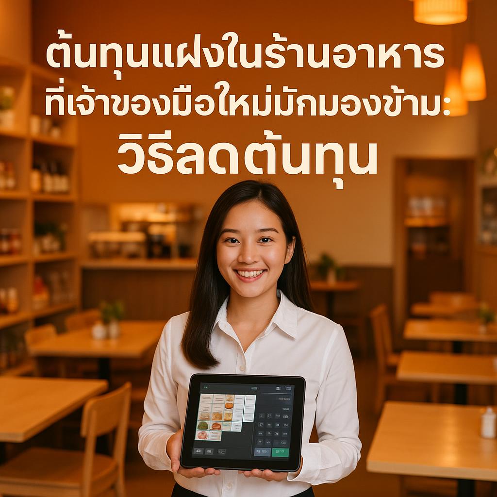 ต้นทุนแฝงในร้านอาหารที่เจ้าของมือใหม่มักมองข้าม: วิธีลดต้นทุนและเพิ่มกำไรด้วย FoxyOrders