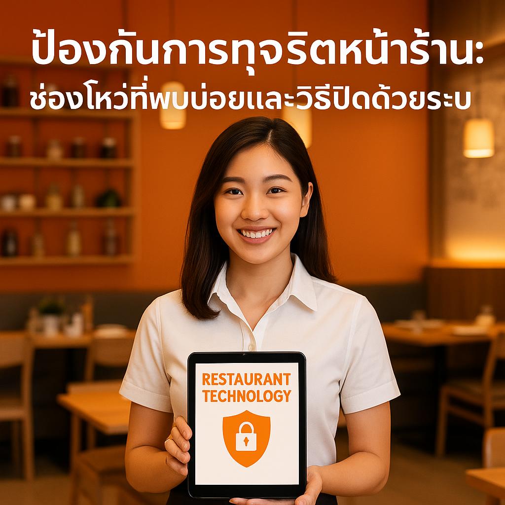 ป้องกันการทุจริตหน้าร้าน: ช่องโหว่ที่พบบ่อยและวิธีปิดด้วยระบบ QR Code และ POS
