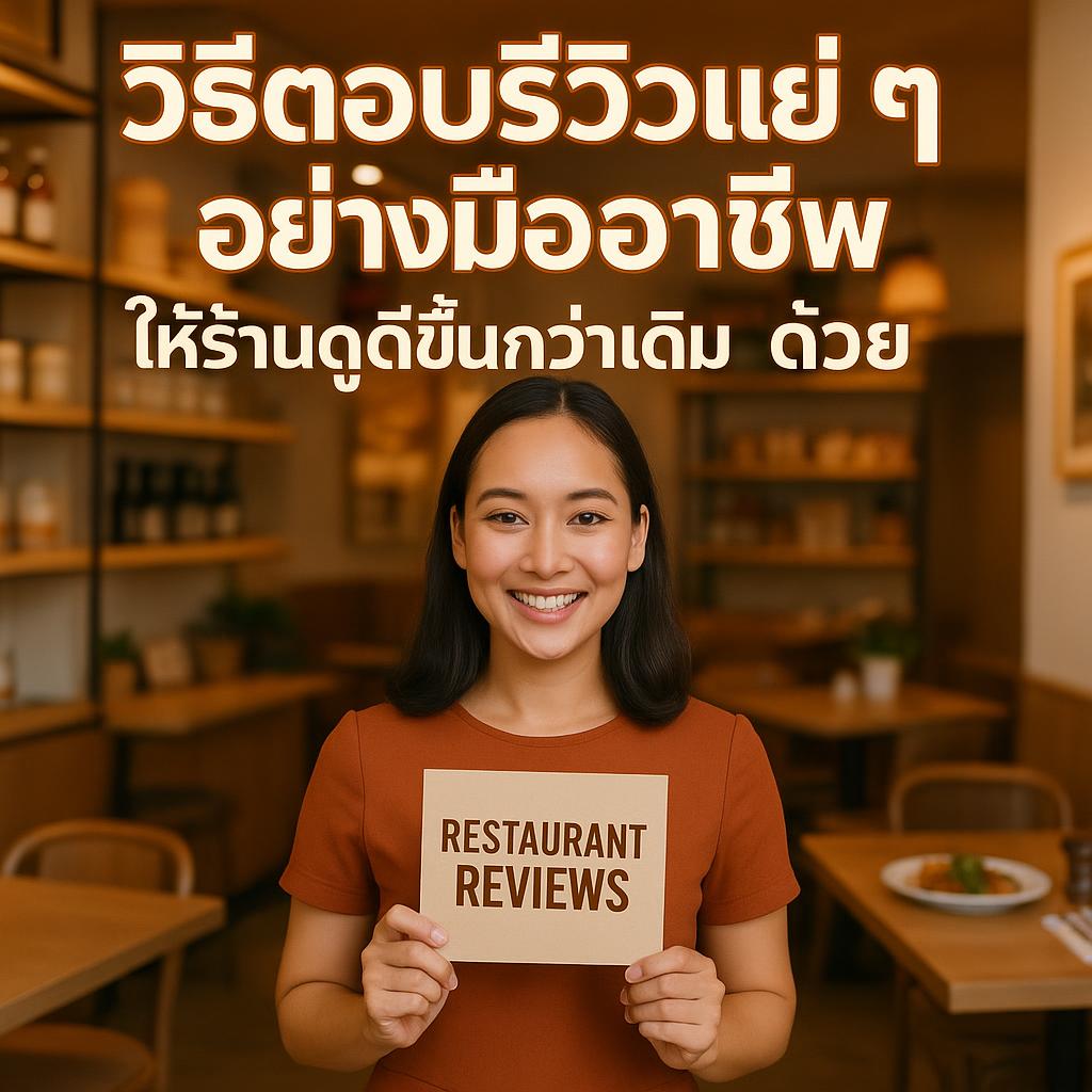 วิธีตอบรีวิวแย่ ๆ อย่างมืออาชีพ ให้ร้านดูดีขึ้นกว่าเดิม ด้วยระบบสั่งอาหารจาก FoxyOrders