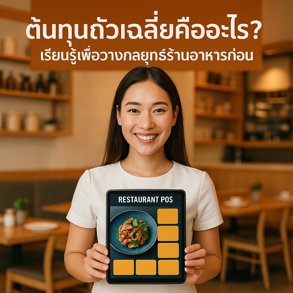 ต้นทุนถัวเฉลี่ยคืออะไร? เรียนรู้เพื่อวางกลยุทธ์ร้านอาหารก่อนของแพงขึ้นด้วยระบบ QR Code และ POS