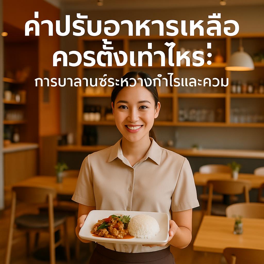ค่าปรับอาหารเหลือควรตั้งเท่าไหร่: การบาลานซ์ระหว่างกำไรและความรู้สึกลูกค้า