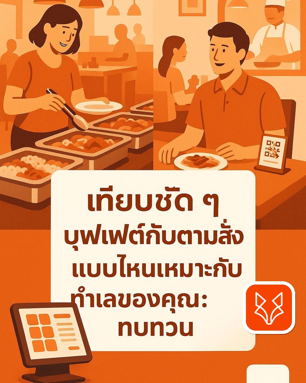 เทียบชัด ๆ บุฟเฟต์กับตามสั่ง แบบไหนเหมาะกับทำเลของคุณ: ทบทวนยุทธศาสตร์การขายในยุคดิจิทัล